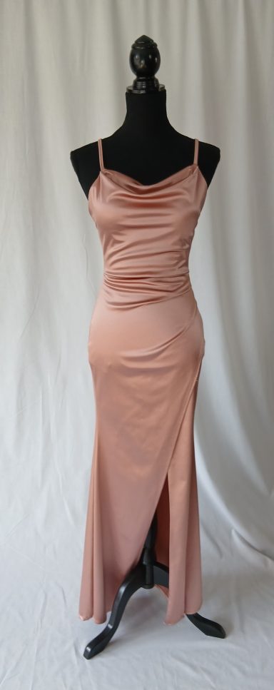 Zalm roze gala jurk Maat XS/S