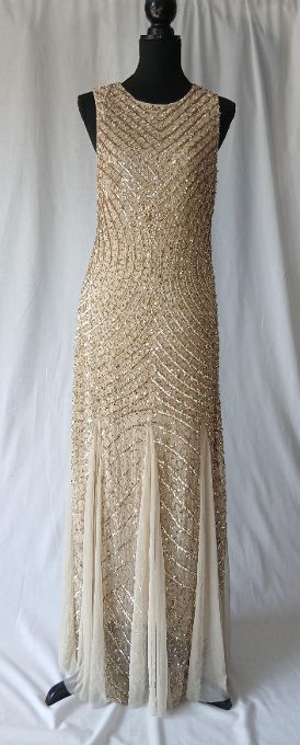 Gouden glitter jurk Maat M/L